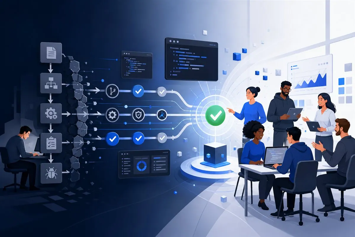 Software testing evolving from isolated gates to collaborative engineering