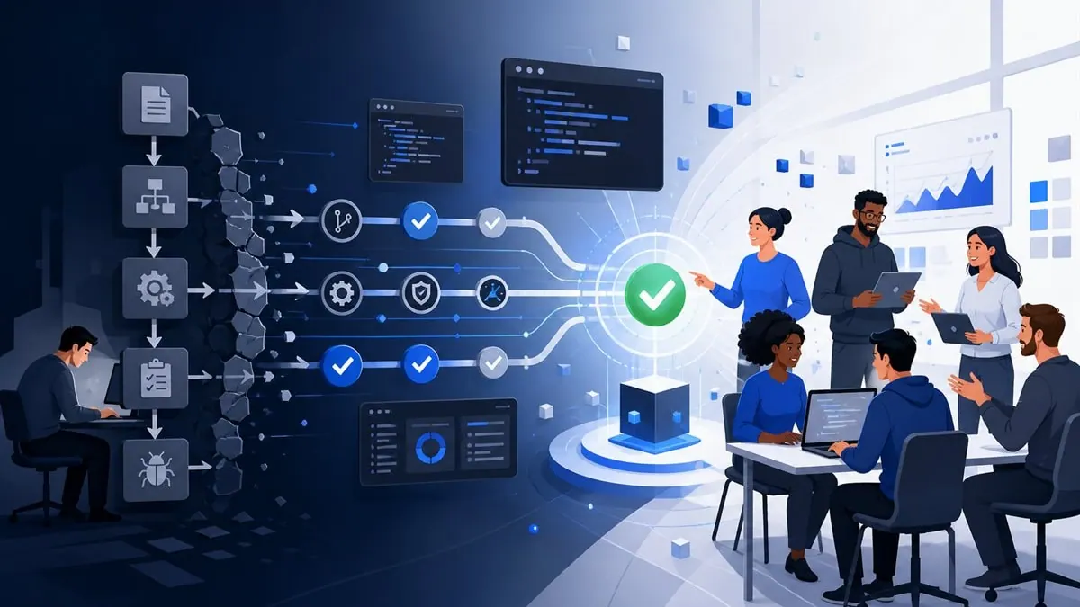 Software testing evolving from isolated gates to collaborative engineering